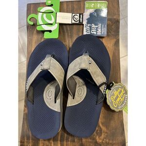 Cobian Men's Flip-Flops Sandals Shoes Size 8 EU 40 Blue/Gray‎ ARV 2